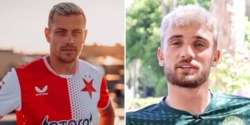 Tomáš Holeš a Troy Parrott