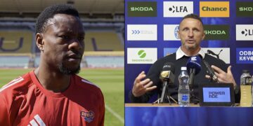 Kevin-Prince Milla a Pavel Šustr