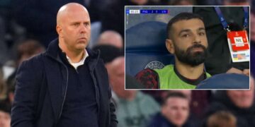 Arne Slot a Mohamed Salah