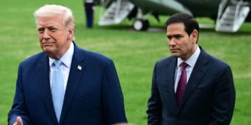 Donald Trump a Marco Rubio