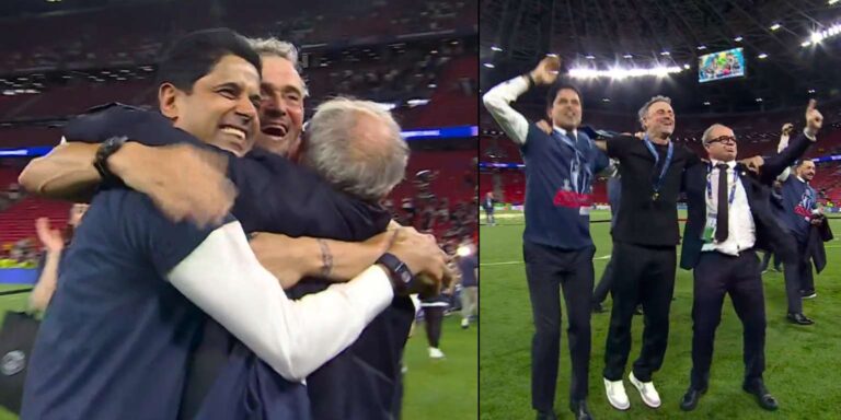 Nasser Al-Khelaifi a Luis Enrique