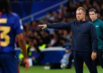 Barcelona, trenér Hansi Flick