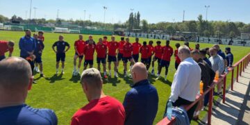Jaroslav Tvrdík na tréninku Slavie