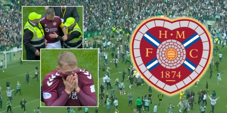 Fanoušci Celticu vběhli na hřiště