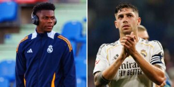 Aurélien Tchouaméni a Federico Valverde
