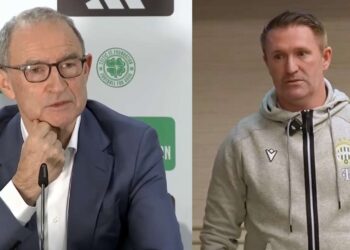 Martin O'Neill a Robbie Keane