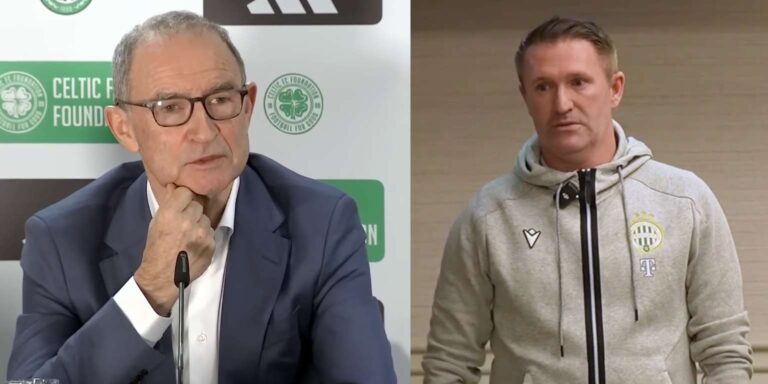 Martin O'Neill a Robbie Keane