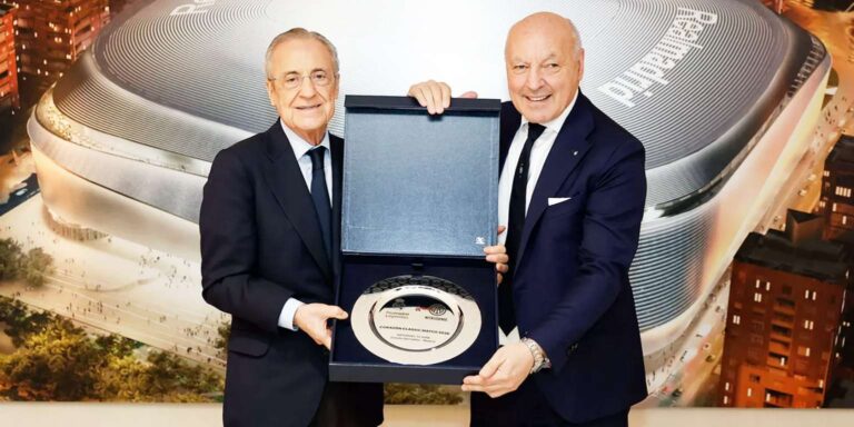 Florentino Pérez a Giuseppe Marotta