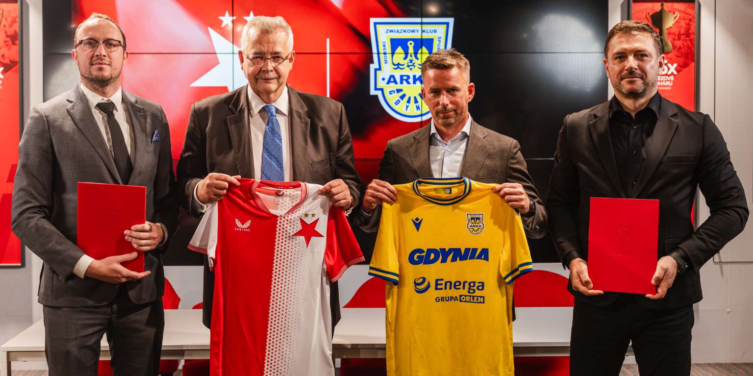 Slavia rozšiřuje svůj vliv do Polska. Nastínila, co jí přinese strategické partnerství s Arkou Gdyně