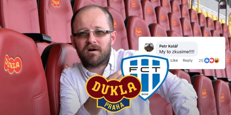 Matěj Turek a majitel Táborska Petr Kolář