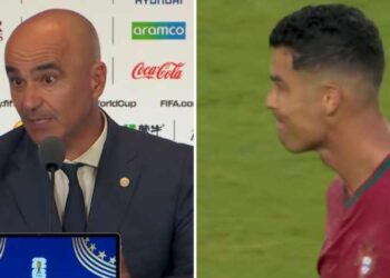 Roberto Martínez a Cristiano Ronaldo