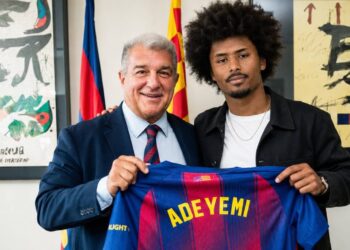 Joan Laporta a Karim Adeyemi