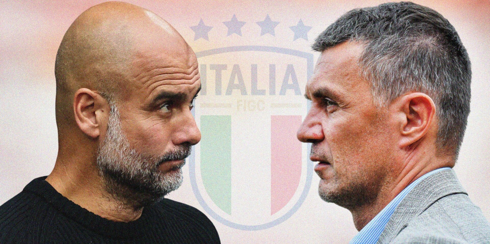 Pep Guardiola a Paolo Maldini