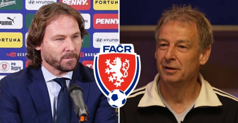 Pavel Nedvěd a Jürgen Klinsmann